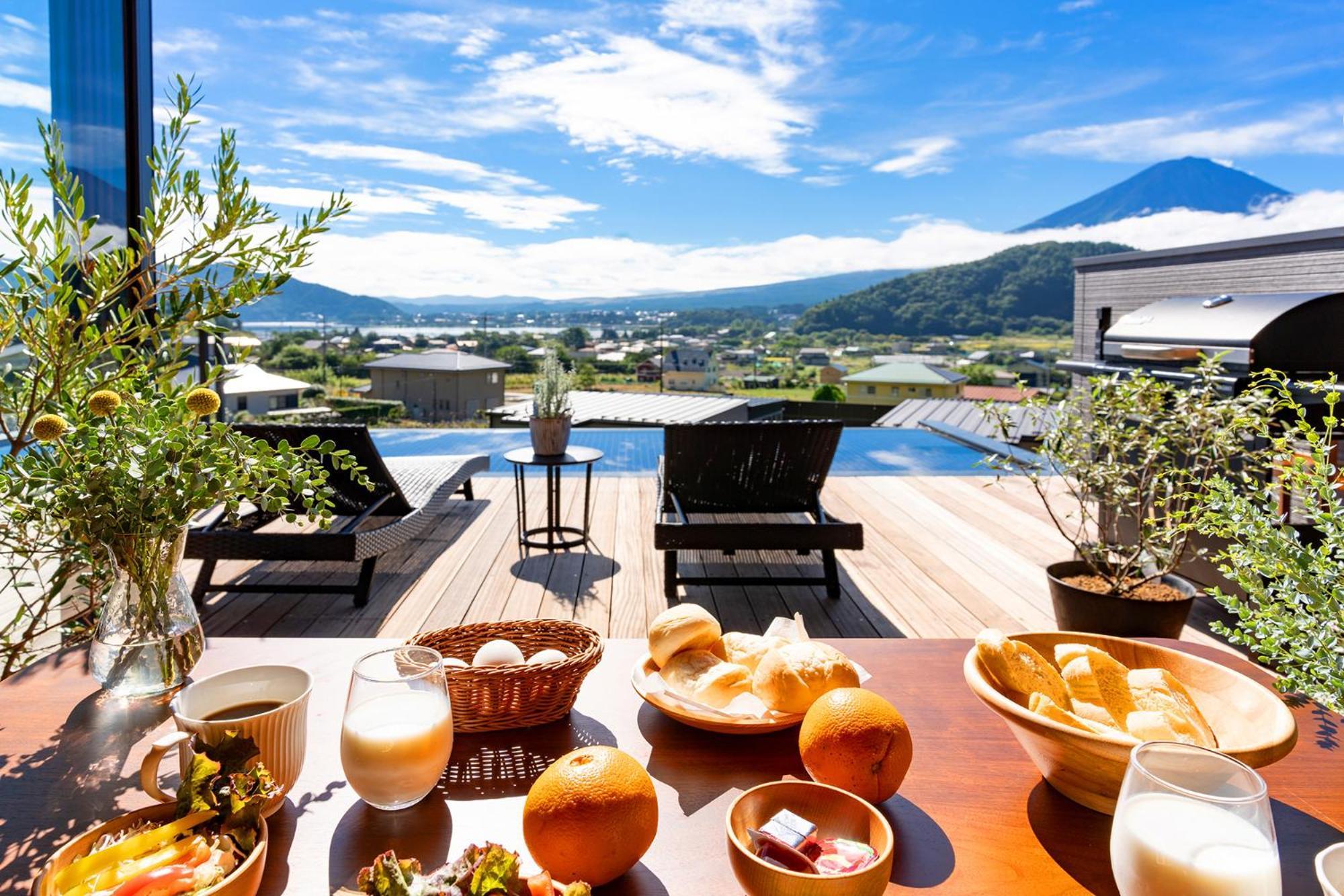 Fuji View And Spa Resort Tsumugi Kawaguchiko ฟูจิคาวากุจิโกะ ภายนอก รูปภาพ